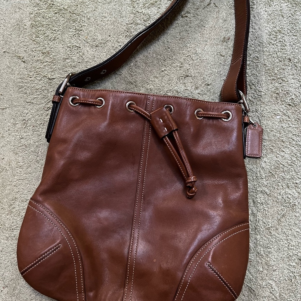 Coach Berkeley Drawstring Light Brown Bag - image 3
